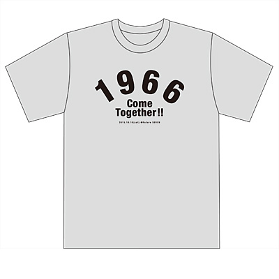 1966 QUARTET 〜Thank U for the 5th anniversary Party〜 オリジナルTシャツ・グレー(S/M/L/XL)