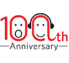 ロゴ：100周年記念