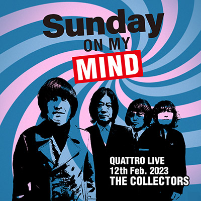 THE COLLECTORS QUATTRO MONTHLY LIVE 2023“日曜日が待ち遠しい！SUNDAY ON MY  MIND”2023.2.12 | ディスコグラフィ | ザ・コレクターズ | 日本コロムビアオフィシャルサイト