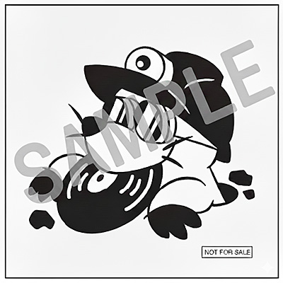 「ディスク・マイナーズ」 ミニロゴステッカー