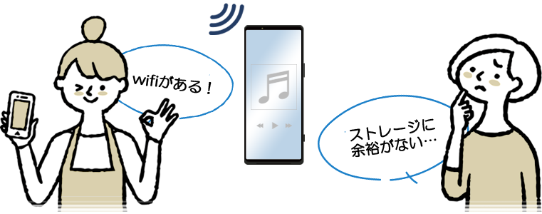 好きな曲を好きな時に聴きたい