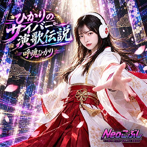 呼魂ひかり「ひかりのサイバー演歌伝説」ジャケット