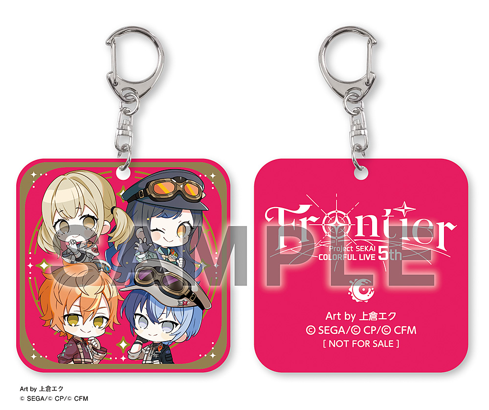 ラバーキーホルダー：Vivid BAD SQUAD ver.