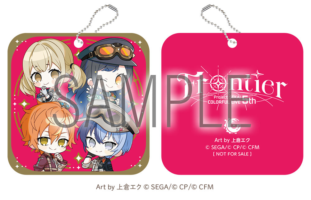 ラバーキーホルダー：Vivid BAD SQUAD ver.