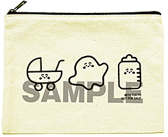 アカチャンホンポ限定特典(【グッズ付き限定盤DVD】のみ対象)：マルチポーチ(キャンバスフラットポーチ)