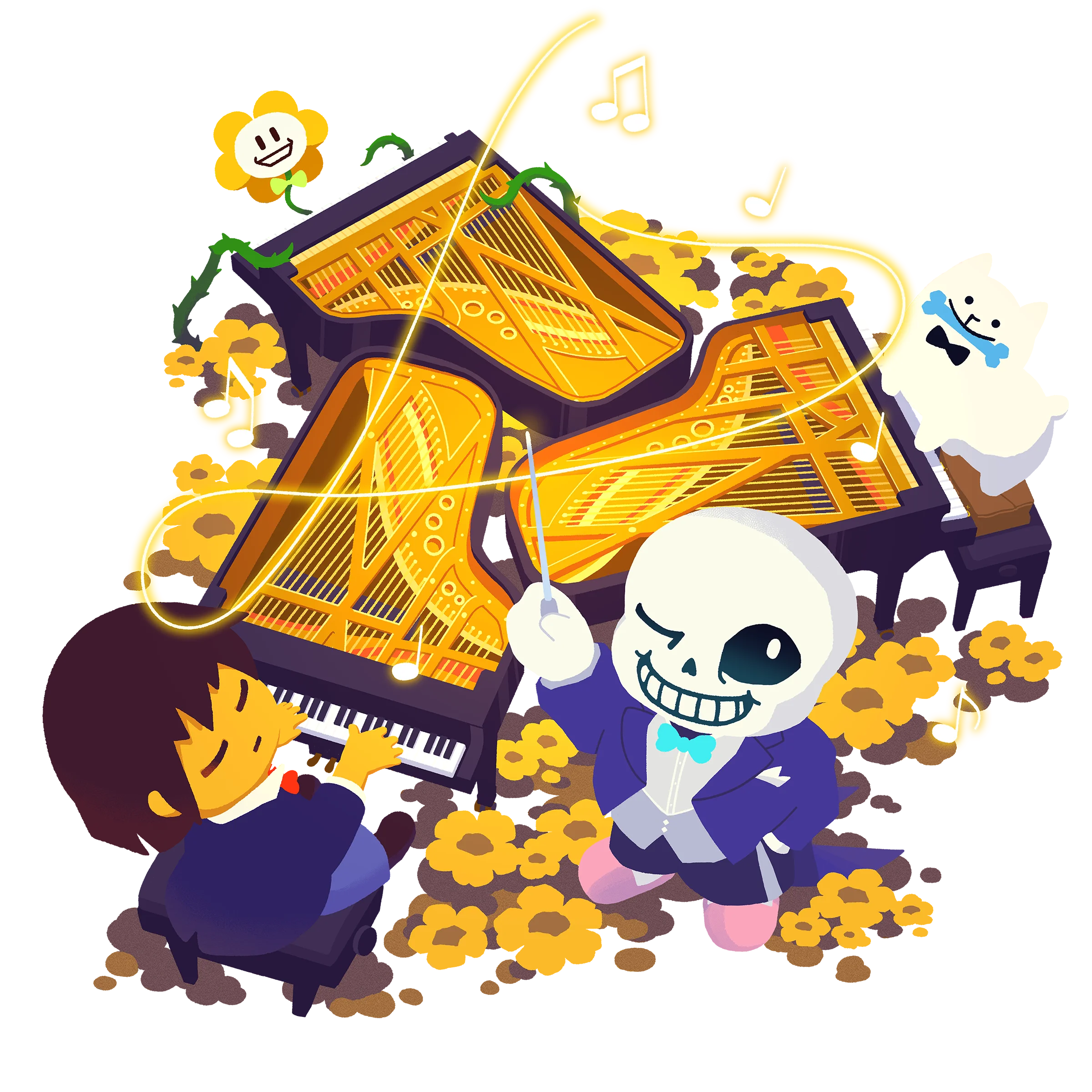 UNDERTALE CONCERT ON 3 PIANOS