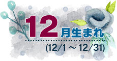 12月生まれ