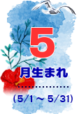 5月生まれ